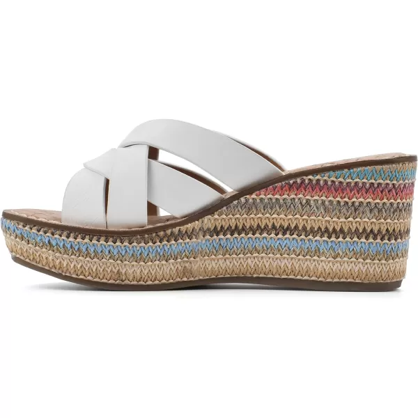 WHITE MOUNTAIN Women's Samwell Platform Wedge Sandal