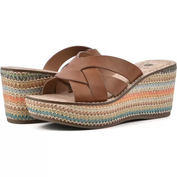 WHITE MOUNTAIN Women's Samwell Platform Wedge Sandal