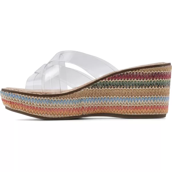 WHITE MOUNTAIN Women's Samwell Platform Wedge Sandal