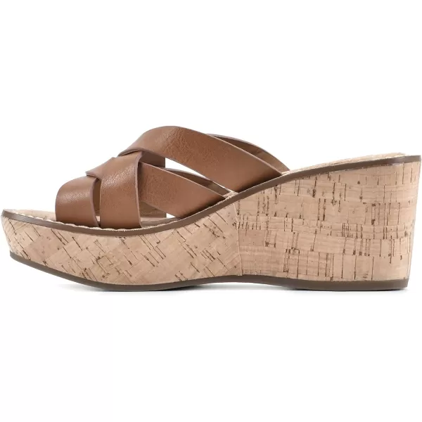 WHITE MOUNTAIN Women's Samwell Platform Wedge Sandal