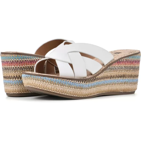 WHITE MOUNTAIN Women's Samwell Platform Wedge Sandal