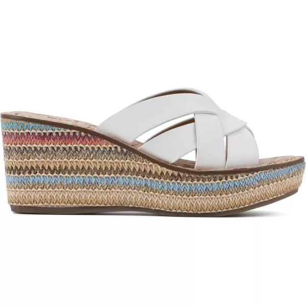 WHITE MOUNTAIN Women's Samwell Platform Wedge Sandal