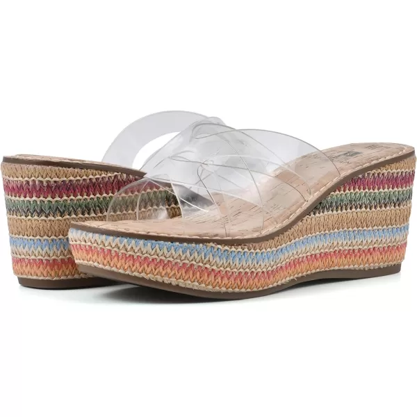 WHITE MOUNTAIN Women's Samwell Platform Wedge Sandal