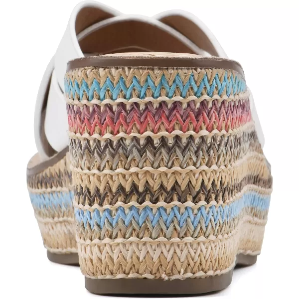 WHITE MOUNTAIN Women's Samwell Platform Wedge Sandal