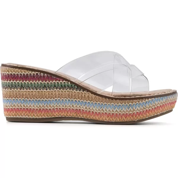 WHITE MOUNTAIN Women's Samwell Platform Wedge Sandal