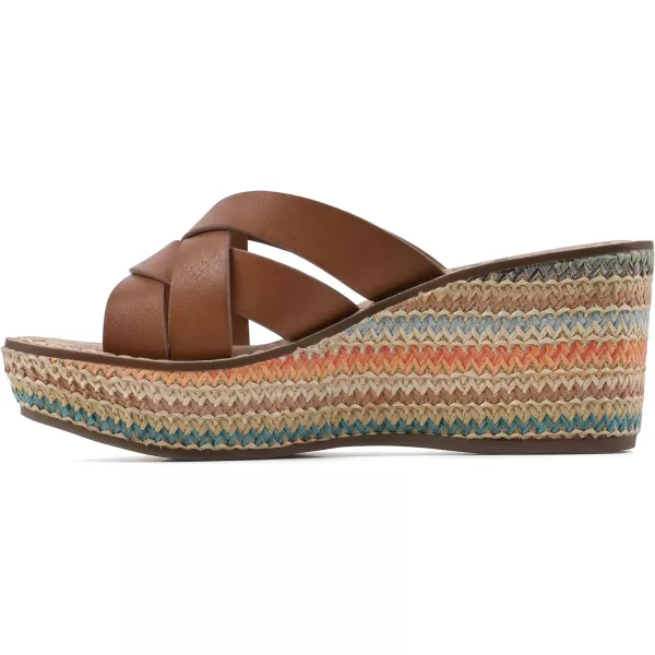 WHITE MOUNTAIN Women's Samwell Platform Wedge Sandal