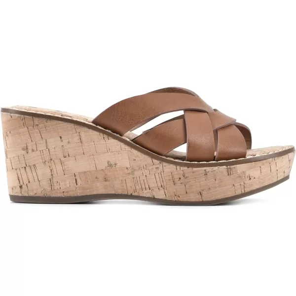 WHITE MOUNTAIN Women's Samwell Platform Wedge Sandal