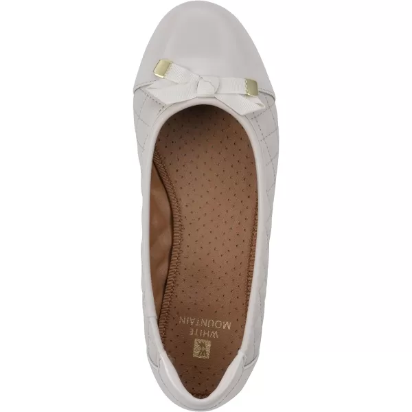 WHITE MOUNTAIN Women's Seaglass Quilted Ballet Flat