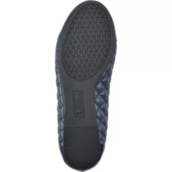 WHITE MOUNTAIN Women's Seaglass Quilted Ballet Flat