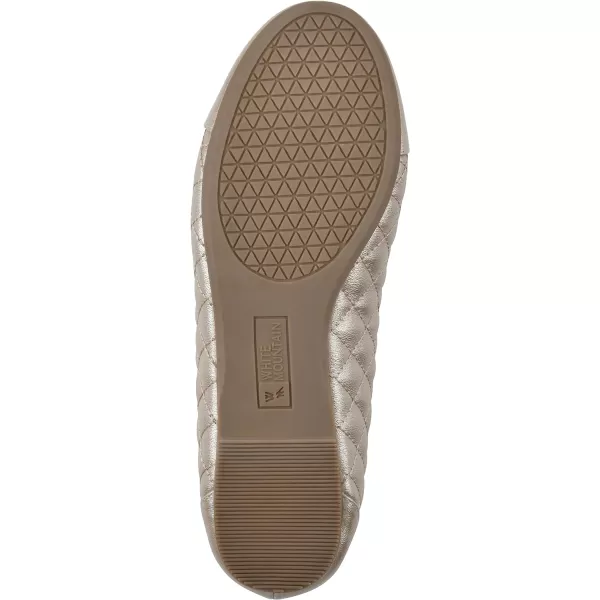 WHITE MOUNTAIN Women's Seaglass Quilted Ballet Flat