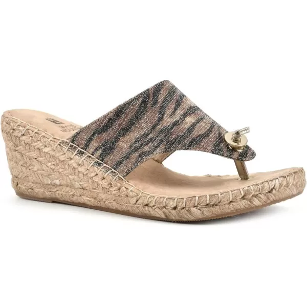 WHITE MOUNTAIN Women's Beachball Espadrille Wedge Sandal