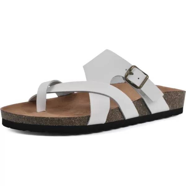 WHITE MOUNTAIN Women's Graph Flat Sandal