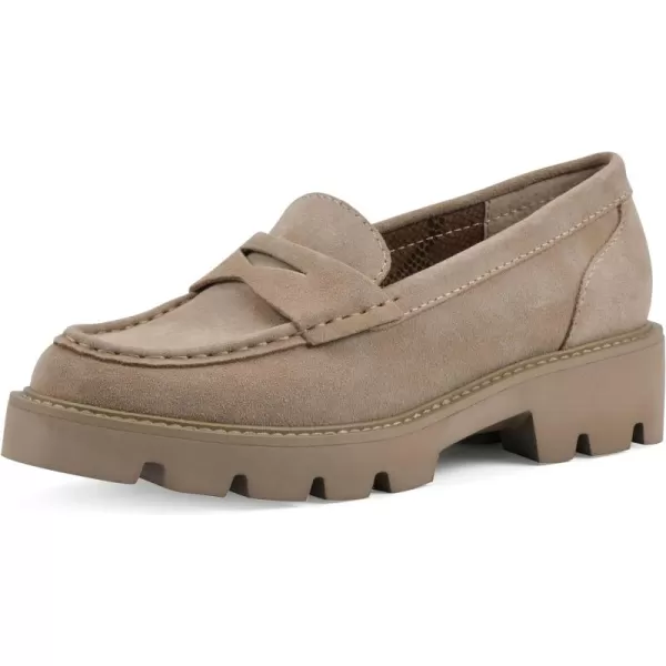 WHITE MOUNTAIN Women's Gunner Lugged Bottom Penny Loafer
