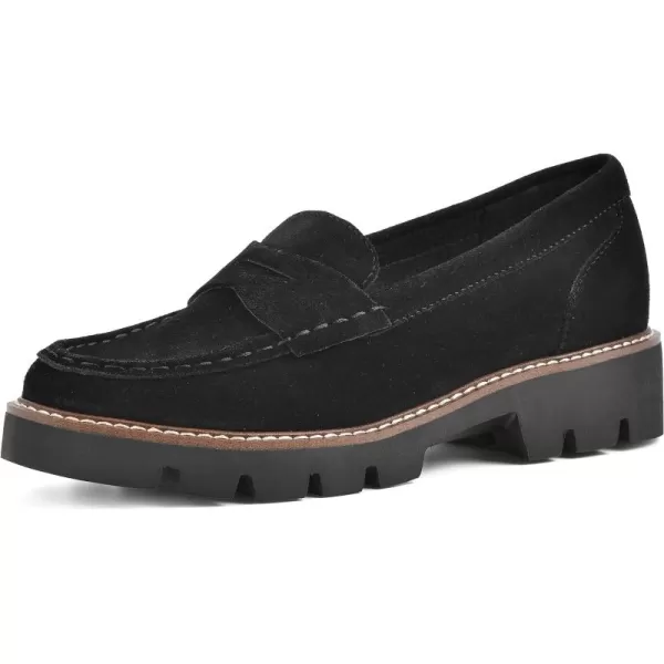WHITE MOUNTAIN Women's Gunner Lugged Bottom Penny Loafer