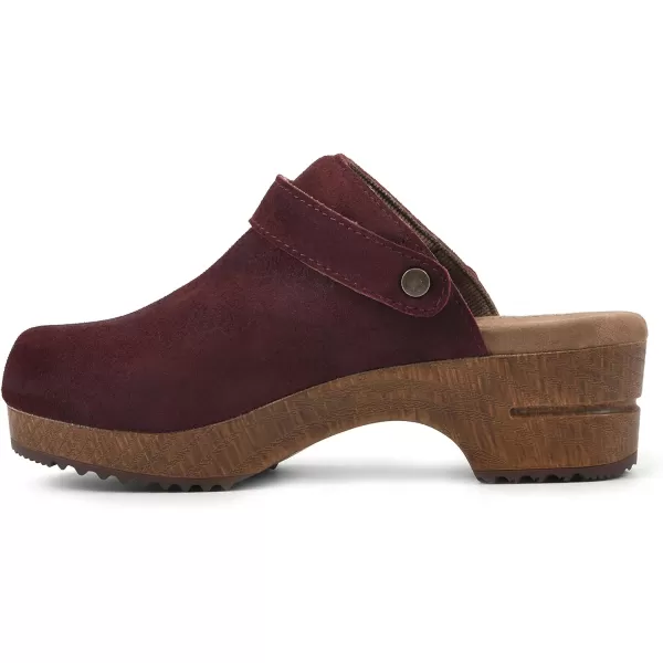 WHITE MOUNTAIN Shoes Being Leather Footbeds Clog
