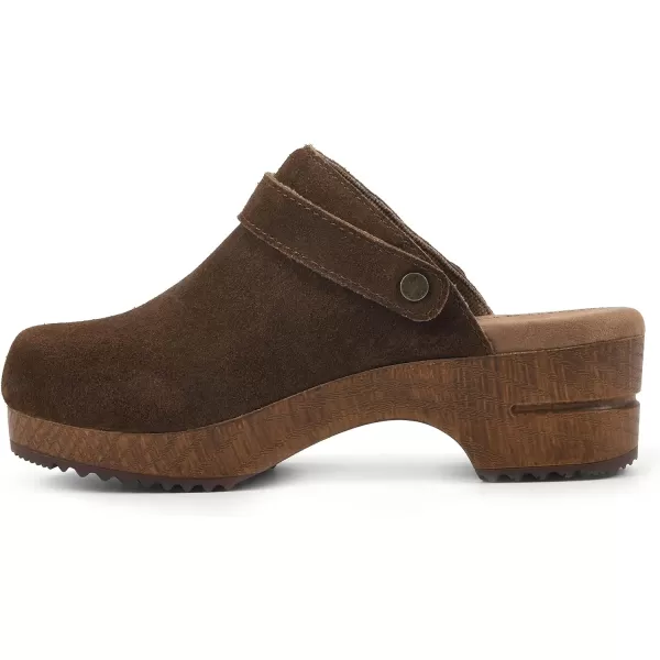 WHITE MOUNTAIN Shoes Being Leather Footbeds Clog