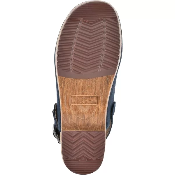 WHITE MOUNTAIN Shoes Being Leather Footbeds Clog