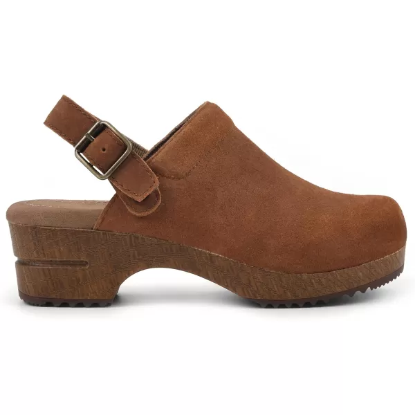 WHITE MOUNTAIN Shoes Being Leather Footbeds Clog