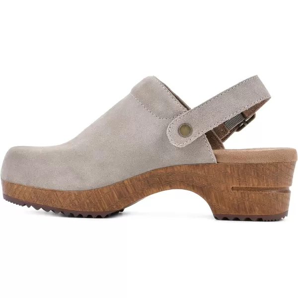 WHITE MOUNTAIN Shoes Being Leather Footbeds Clog