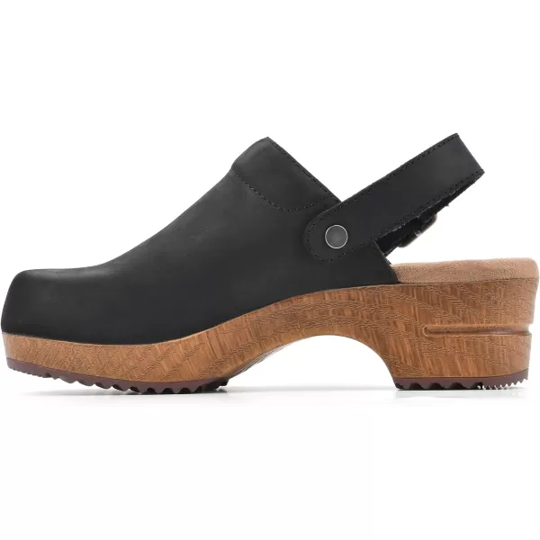 WHITE MOUNTAIN Shoes Being Leather Footbeds Clog