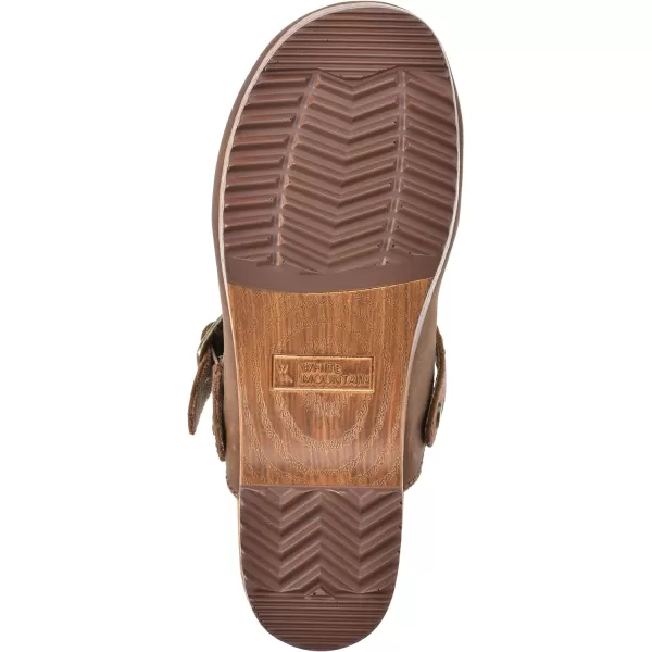 WHITE MOUNTAIN Shoes Being Leather Footbeds Clog