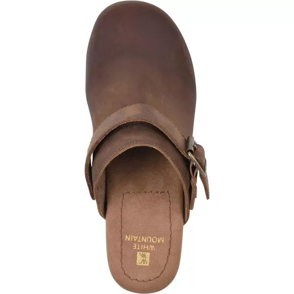 WHITE MOUNTAIN Shoes Being Leather Footbeds Clog