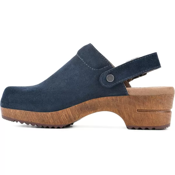 WHITE MOUNTAIN Shoes Being Leather Footbeds Clog