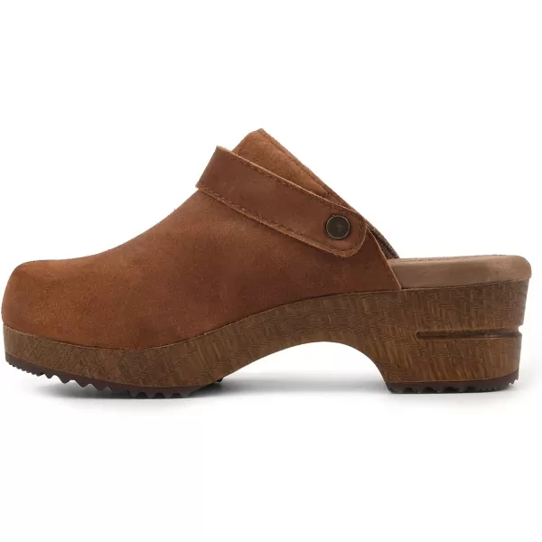WHITE MOUNTAIN Shoes Being Leather Footbeds Clog