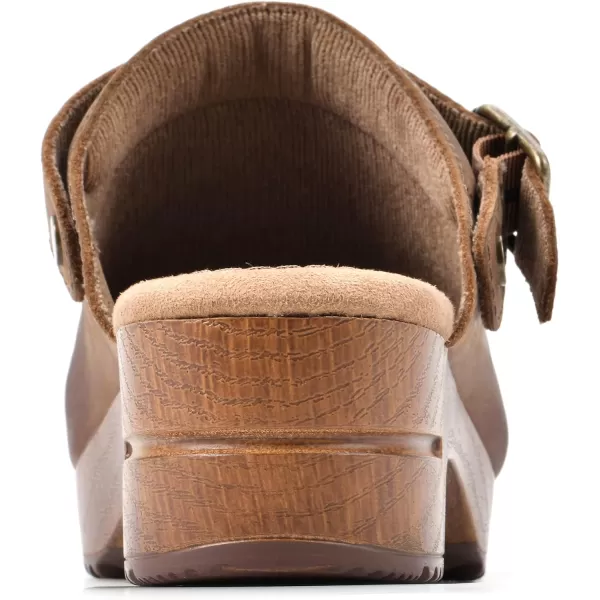 WHITE MOUNTAIN Shoes Being Leather Footbeds Clog