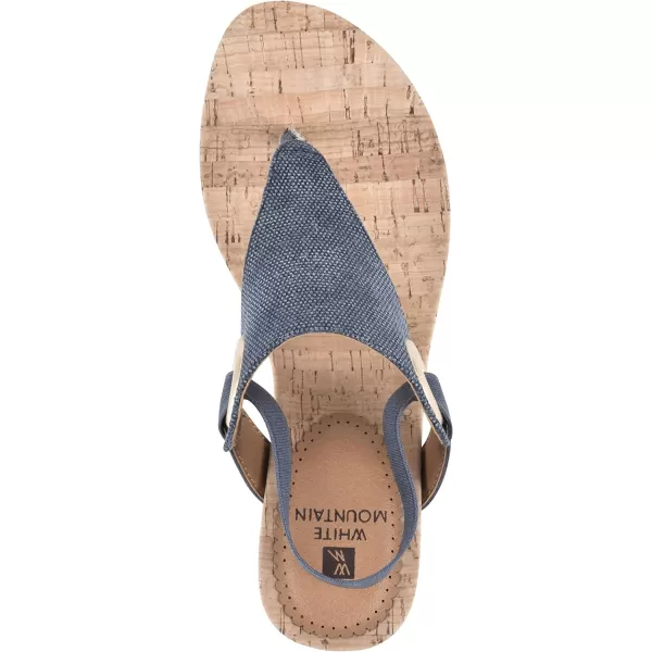 WHITE MOUNTAIN Women's Aida Cork Wedge Sandal