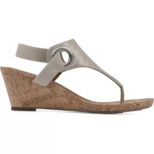 WHITE MOUNTAIN Women's Aida Cork Wedge Sandal