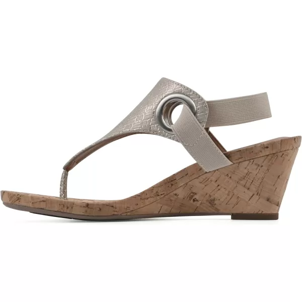 WHITE MOUNTAIN Women's Aida Cork Wedge Sandal