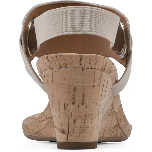 WHITE MOUNTAIN Women's Aida Cork Wedge Sandal