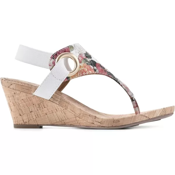 WHITE MOUNTAIN Women's Aida Cork Wedge Sandal