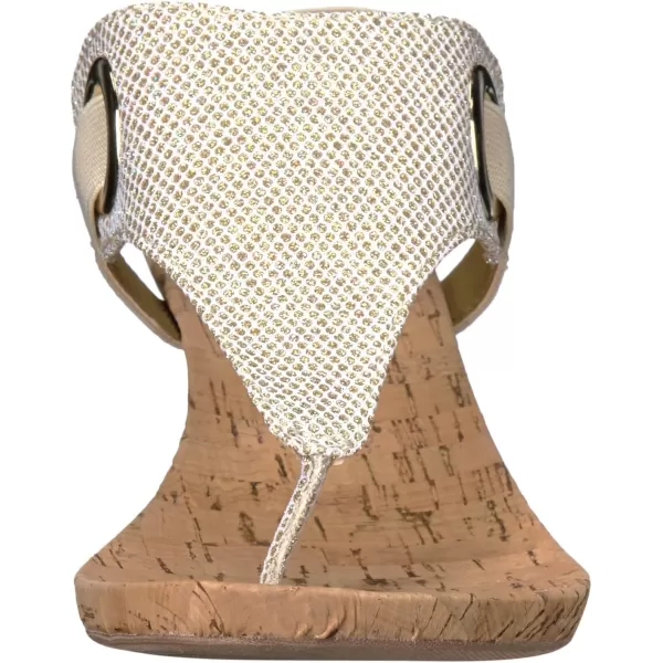 WHITE MOUNTAIN Women's Aida Cork Wedge Sandal