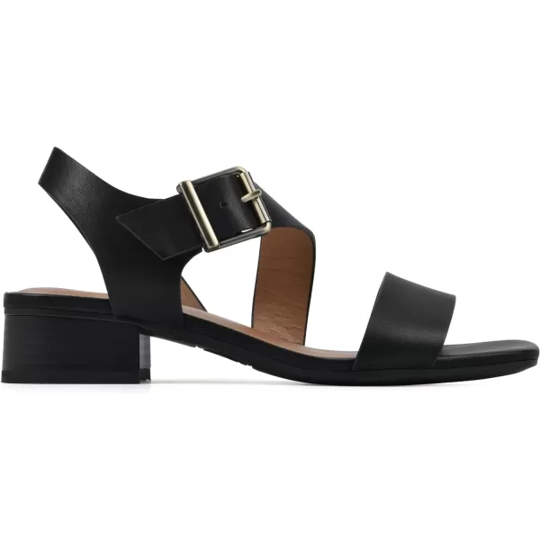 WHITE MOUNTAIN Women's Albatas Low Block Heel Sandal