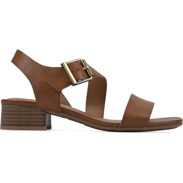 WHITE MOUNTAIN Women's Albatas Low Block Heel Sandal