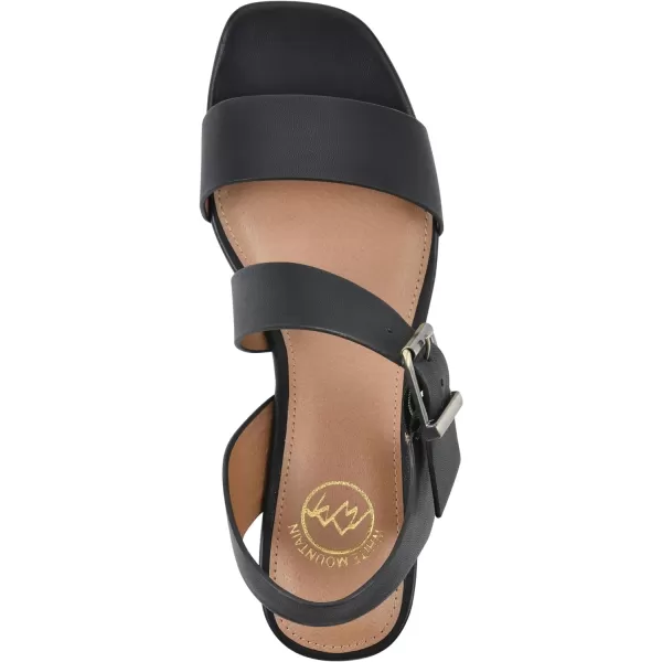 WHITE MOUNTAIN Women's Albatas Low Block Heel Sandal