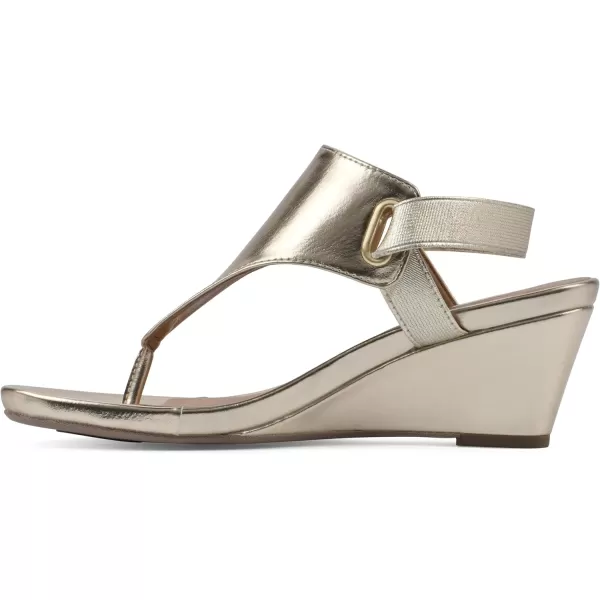 WHITE MOUNTAIN Women's All Dres Wedge Sandal