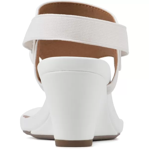 WHITE MOUNTAIN Women's All Dres Wedge Sandal