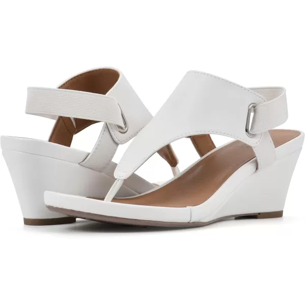 WHITE MOUNTAIN Women's All Dres Wedge Sandal