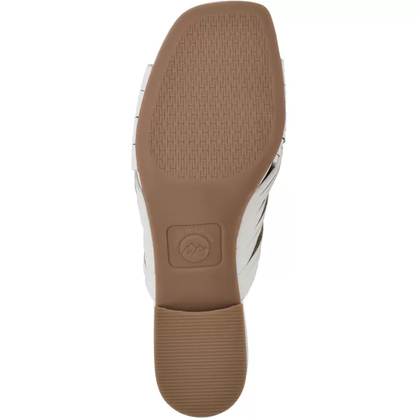 WHITE MOUNTAIN Women's Alluvia Low Block Heel Woven Sandal