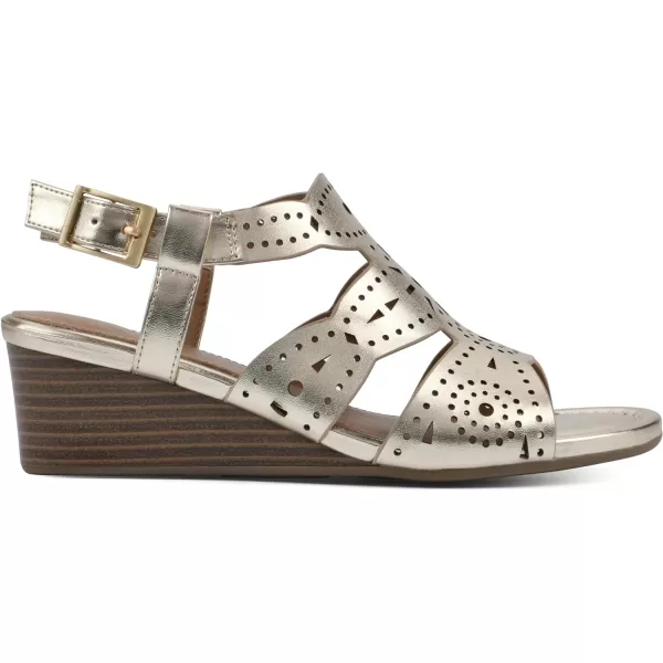 WHITE MOUNTAIN Women's Brush Up Wedge Sandal