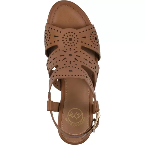 WHITE MOUNTAIN Women's Brush Up Wedge Sandal