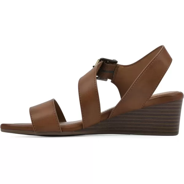 WHITE MOUNTAIN Women's Brux Wedge Sandal