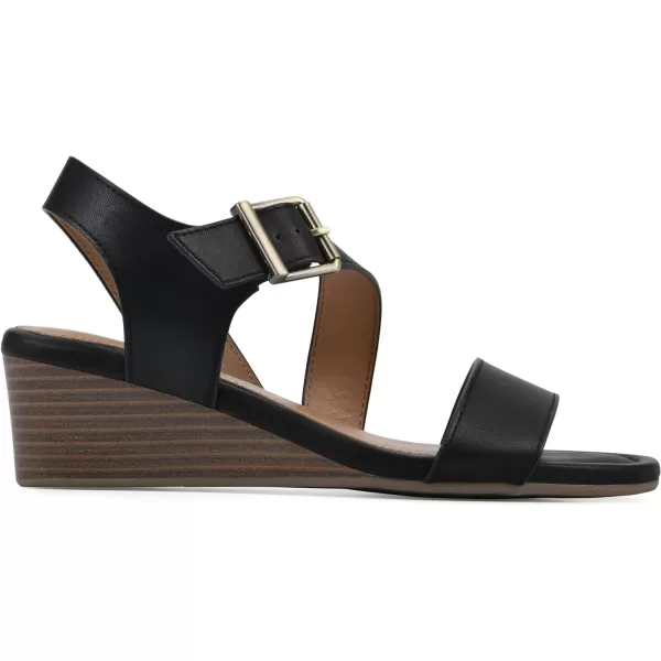 WHITE MOUNTAIN Women's Brux Wedge Sandal