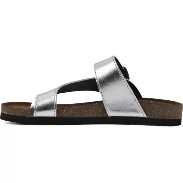 WHITE MOUNTAIN Women's Carly Flat Sandal