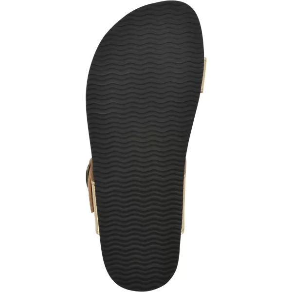WHITE MOUNTAIN Women's Carly Flat Sandal)