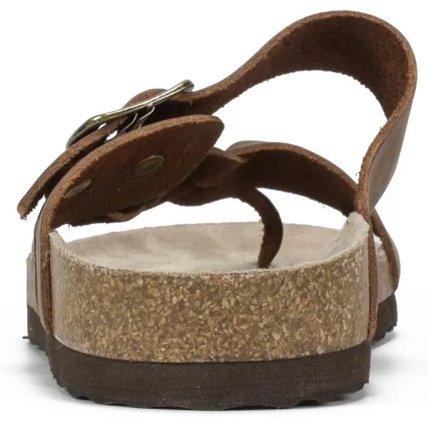 WHITE MOUNTAIN Women's Crawford Signature Comfort Molded Footbed Braided Sandal