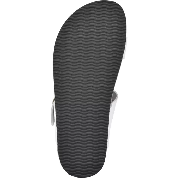 WHITE MOUNTAIN Women's Crawford Signature Comfort Molded Footbed Braided Sandal